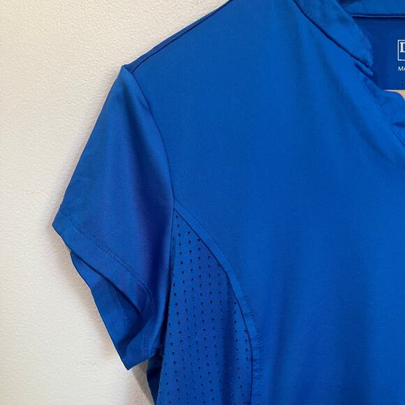 Dover Saddlery Stride Short Sleeve Blue Stride Equestrian Top Size M - Picture 5 of 7